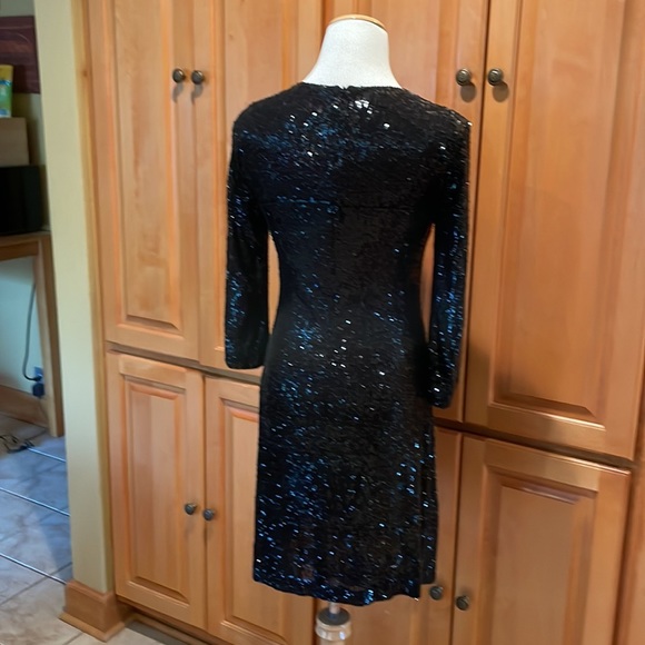 Tory Burch Black Sequin Sparkly Dress - Picture 4 of 7